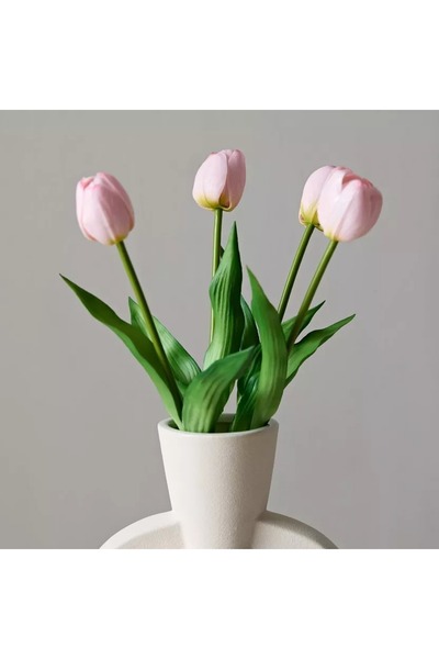 Home Box Floret Soft Tulip 4 Blooms Flower Bundle - 38 cm