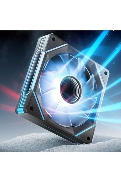 Asiahorse AMICI-5GT RGB PC Fans, Infinity Mirror ARGB Fans HDB Bearing Fan Speeds Up to 1800 RPM wit
