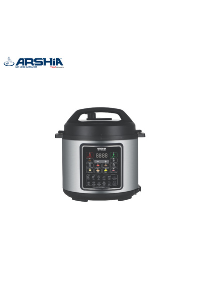 Arshia Arshia Digital Pressure Cooker - 6 Liter Capacity - Multi-Functional with Fast and Safe Cooking