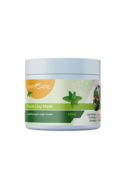 MAYCARE , Mint Clay Face Mask, Brightening, Cleansing, and Refreshing, 550g