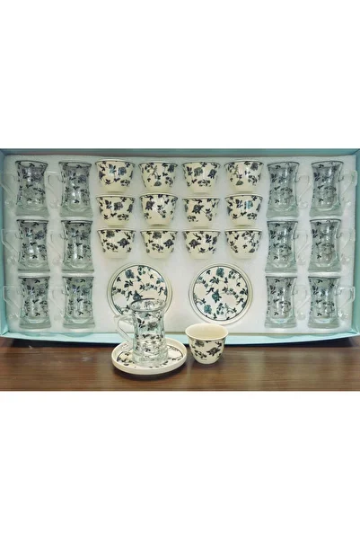 Alamtiaz New Design Tea Cups and Coffee Cups Set with Saucers 36 Pieces