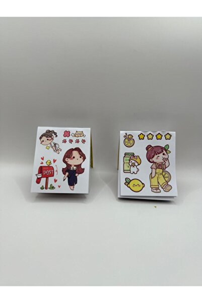 KATREMİA Princess (4 X 12 Pages) Hologram Cover Sticker Notebook 9X7 cm