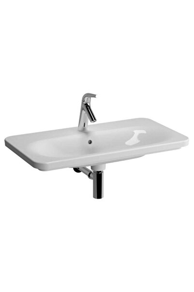 VitrA Lavabo, Nest Trendy, Tezgah Üstü, 3 Armatür Delikli, 80 cm, 5686B003-0033