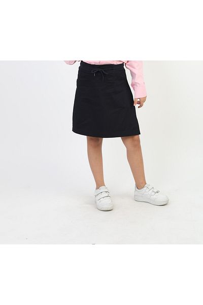 SLOBODA Girl's Ribbed Lace Navy Blue Shorts Skirt School Shorts Skirt