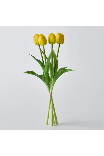 Home Box Floret Soft Tulip 4 Blooms Flower Bundle - 38 cm