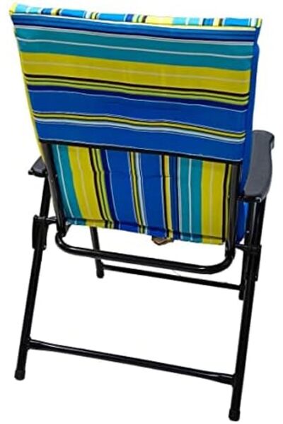 GO2CAMPS Foldable Camping Chair With Cushion - Heavy Quality Sadu Chair for Garden, Fishing, Travel,