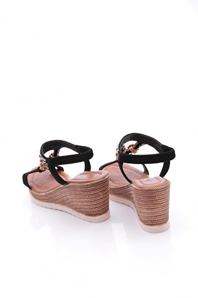 DGN 1041 Women's High Heel Flower and Butterfly Patterned Sandals