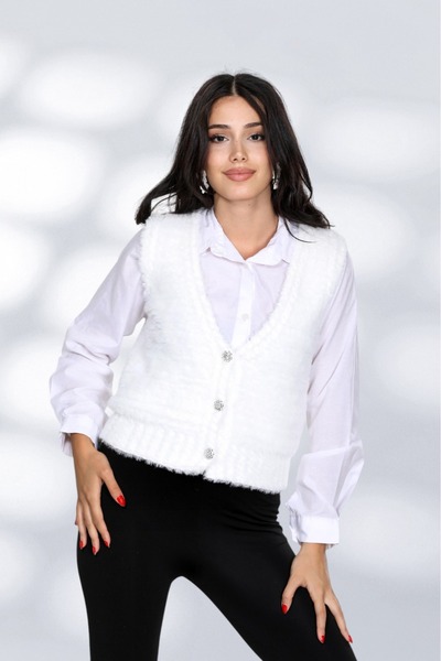 NEWCO Modern Style Soft Texture Knitwear Vest Suitable for Daily and Office Use