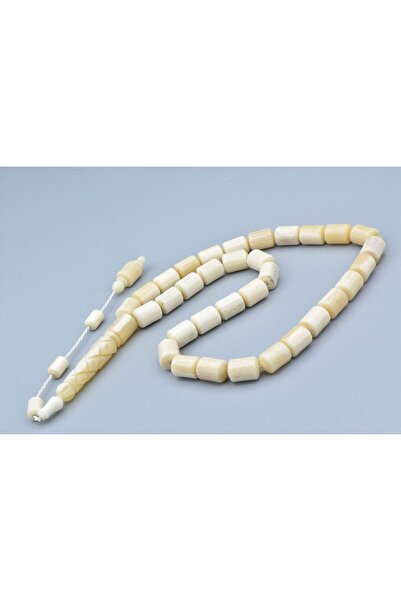 Murty99 Masterpiece Imame Carved Capsule Cut Large Whale Bone Prayer Beads