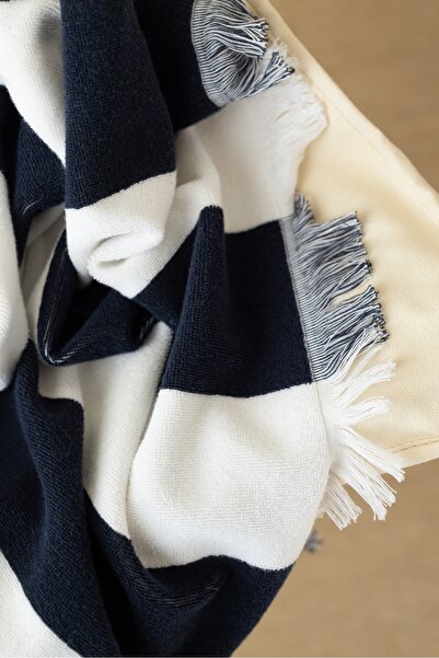 bulldanco Полотенце пляжное и банное из хлопка в полоску