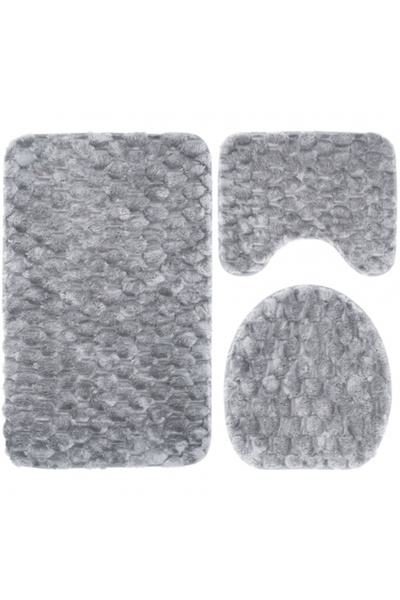 FizioTab Set 3 Covorase Baie FizioTab®, Microfibra, Spuma cu Memorie, 80x50, ...