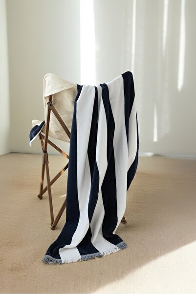 bulldanco Полотенце пляжное и банное из хлопка в полоску