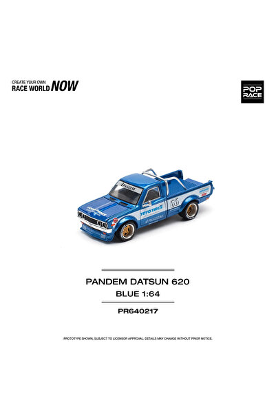 pop race 1 /64 Pandem Datsun 620 Blue