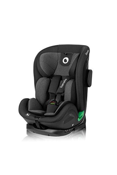 Lionelo Scaun auto, Lionelo, Harper i-Size, Isofix, Cu centura TopTether, Gri