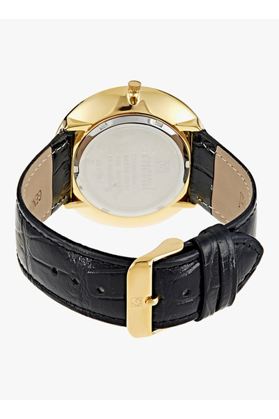 GENEVAL Men's Water Resistant Leather Strap Analog Wrist Watch GL1713GWB - 45 mm