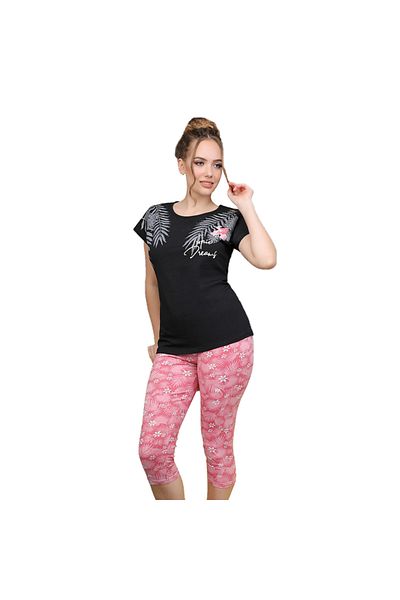Generic Women's Cotton Bermuda Pajamas - PJ 598