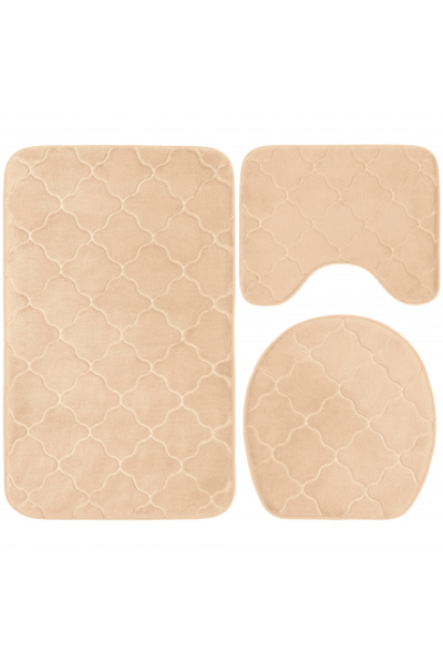 FizioTab Set 3 Covorase Baie FizioTab®, Microfibra, Spuma cu Memorie, 80x50, ...