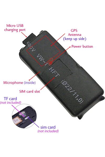 OEM Micro Tracker GPS, Localizare si Monitorizare GPS, AGPS, LBS si Wi-Fi ,Baterie 400 mAh S3