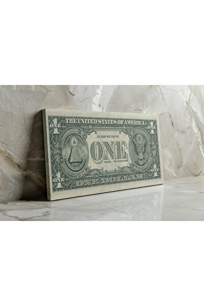 Kanvaspera 100 Dolar - Kanvas Tablo - Benjamin Franklin Para, Zenginlik ve Mo...