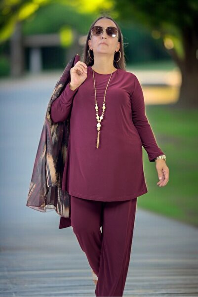 yagmurberen Stone Embroidered Shawl Collar Cut Chifon Jacket Cycling Collar Short Sleeve Bluse Waist Elastic Pants 3-Piece Set