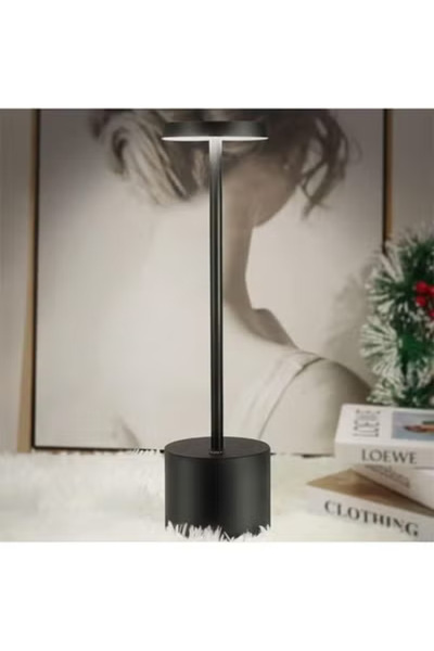 Taimi Rechargeable Cordless Table Lamp Operated Desk Lamps 3-Levels for Restaurants Garden Bedroom