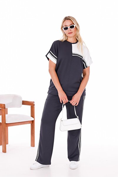 Siyezen Plus Size Block Transition Modal Suit