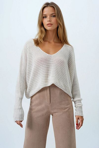 VAGGON V λαιμόκ κατοίκι Σαλονίκης πλεκτό oversized πουλόβερ