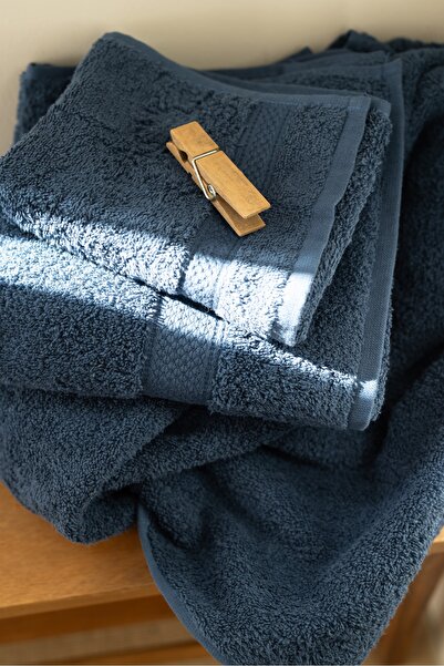 bulldanco Набір бавовняних рушників для ванної кімнати: рушник для рук, рушник для обличчя, рушник для голови, 3 шт.