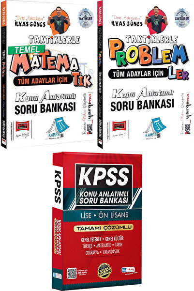 Yargı Yayınları Taktiklerle Temel Matematik Problemler İlyas Güneş - Lise Önl...