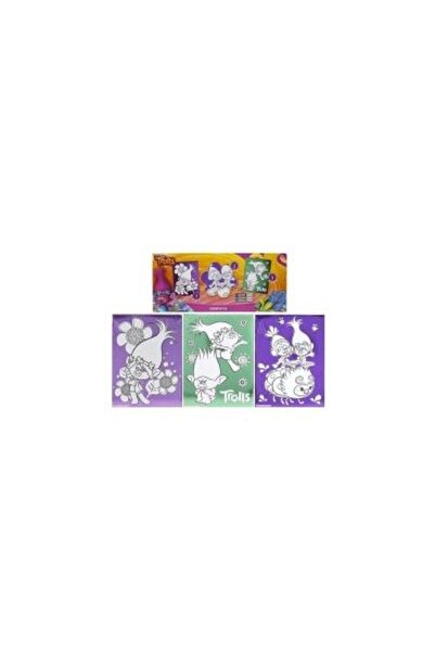 Mediadocs Publishing Trolls Set of 3 coloring sheets