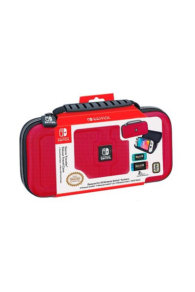 Nintendo Nacon Travel Deluxe Case Red for Switch
