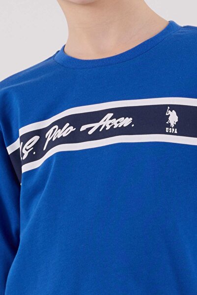 U.S. Polo Assn. 4-15 Years Old Licensed Us Polo Assn Boys Team-Indigo