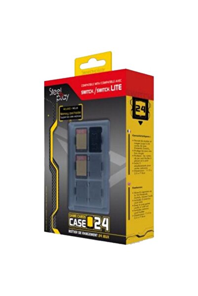 Pixminds Game Storage Box for 24 NSW Games