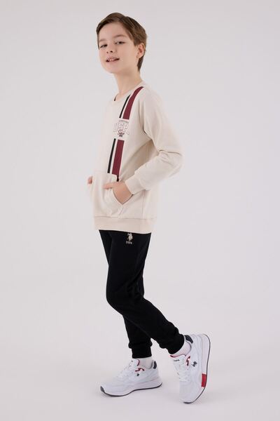 U.S. Polo Assn. 4-15 Years Old Licensed Us Polo Assn Boys Team-Latte