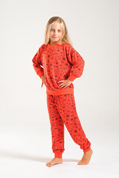 Classio Kids Cat Printed Cotton Two Thread Girl/Boy Set