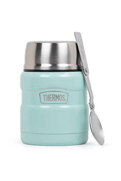 Thermos Stainless Steel Hot Cold Insulated 0.47 Liter Food Thermos with Spoon...