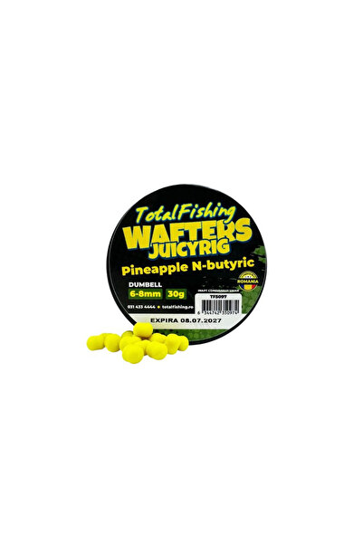 TotalFishing Wafters JuicyRig Pineapple N-butyric 6-8mm