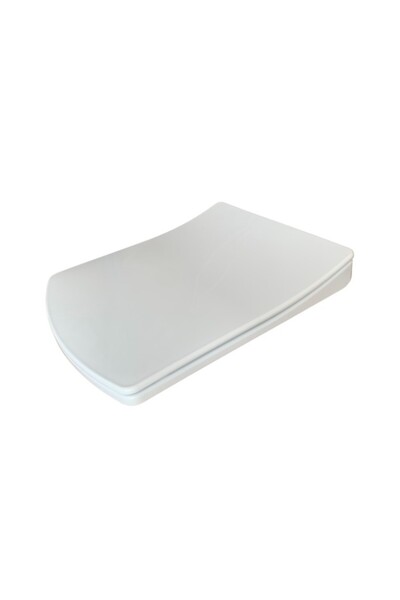 Saban Plastik Oval Soft Klozet Kapağı – Dayanıklı, Hijyenik, Kolay Montajlı, Standart Ölçü (44x35 cm)