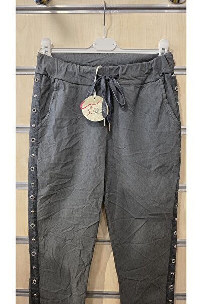 Park Moda Italian Trousers with Staple Detail