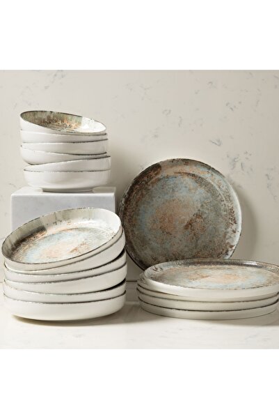 Mudo Home ASSOS 18 PARÇA PORSELEN YEMEK TAKIMI