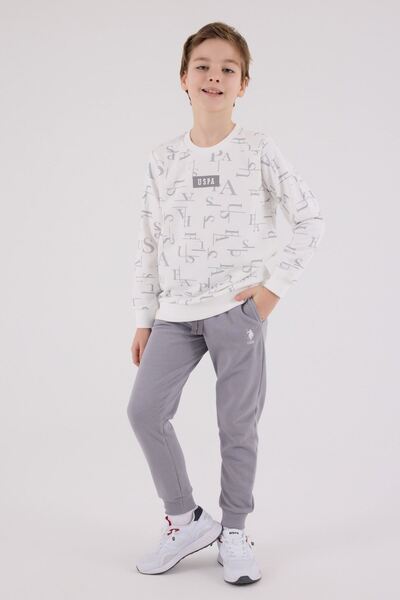 U.S. Polo Assn. 4-15 Years Old Licensed Us Polo Assn Boys Suit-Ecru