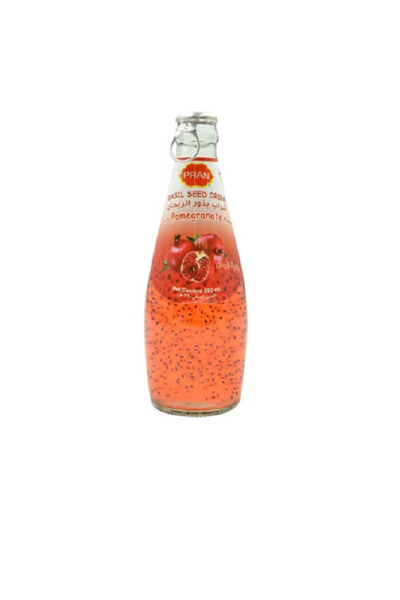 pran مشروب بذور الريحان والرمان 290 مل × 24
