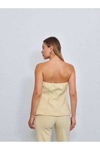AÈC PRIVÈ Women's Lined Bustier Trousers Double Suit 7777 (100% Cotton, Non-Pilling)