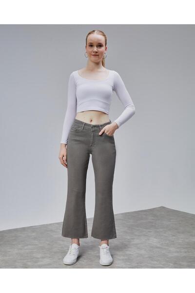 Butik Cut-Limed Lycra Jean Pants