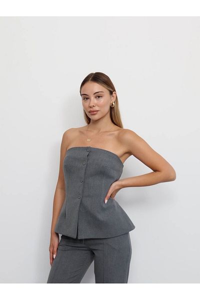 AÈC PRIVÈ Women's Lined Bustier Trousers Double Suit 7777 (100% Cotton, Non-Pilling)