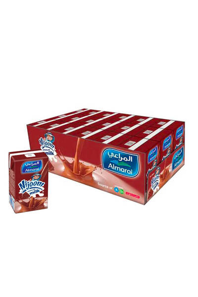 almarai حليب نجوم بنكهة الشوكولاتة، 150 مل × 18