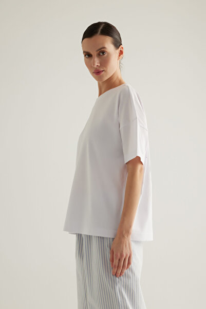 Hays Kadın Pamuklu Kısa Kollu T-shirt Pijama Üstü