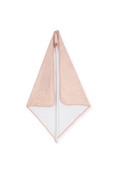Jollein Hooded Towel, Snake, 75x75 cm, Pink