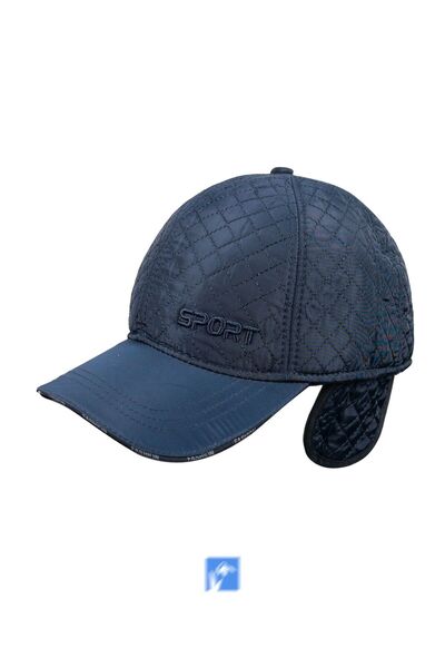 Kardelen Butik Denizli 70% Acrylic, 30% Cotton, Soft Fleece Lined, Ear Flap, Waterproof Hat (Quilted)