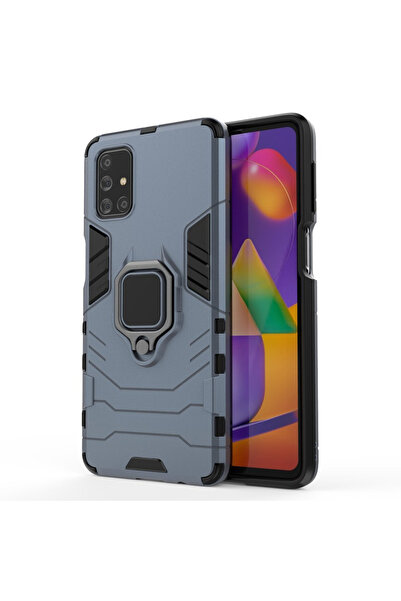 Atlas Husa SAMSUNG Galaxy M31s Ring Armor (Bleumarin)